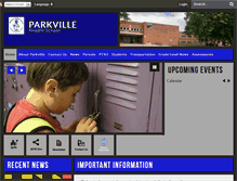 Tablet Screenshot of parkvillems.bcps.org