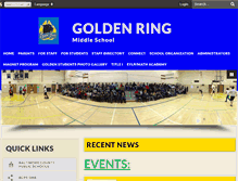 Tablet Screenshot of goldenringms.bcps.org