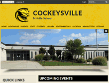 Tablet Screenshot of cockeysvillems.bcps.org
