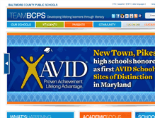 Tablet Screenshot of bcps.org