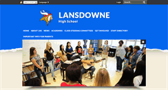 Desktop Screenshot of lansdownehs.bcps.org