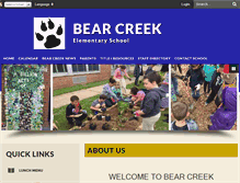 Tablet Screenshot of bearcreekes.bcps.org