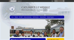 Desktop Screenshot of catonsvillems.bcps.org