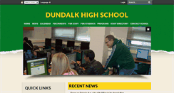 Desktop Screenshot of dundalkhs.bcps.org