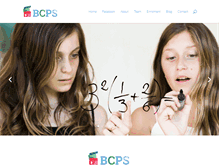 Tablet Screenshot of bcps.org.au